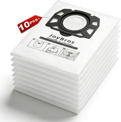 Produktbild von 10 Staubbeutel fš¹r K?rcher WD4-7/ MV4-6/2.863-006.0/ KFI 487