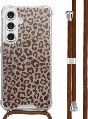 Produktbild von imoshion Design Hülle mit Band Samsung Galaxy S24 FE - Leopard Mood