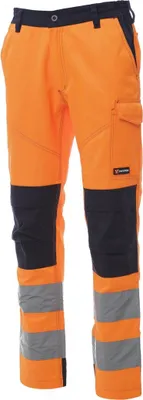 Produktbild von Warnschutzhose "CHARTER TECH" - Payper Fluoorange/Marineblau S