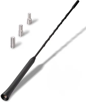 Autoantenne 28 cm, FM/DAB, mit Adaptern M4/M5/M6