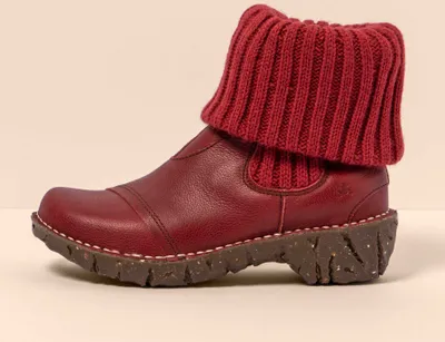 Produktbild von El naturalista Schnürstiefel N097 NATURAL GRAIN CEREZA / YGGDRASIL Farbe Cereza