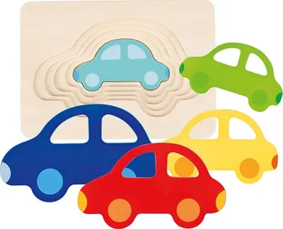 Produktbild von goki Schichtenpuzzle Auto