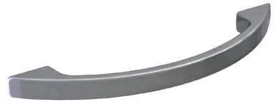 Zdjęcie produktu dla Klamka meblowa ze stopu cynku (zamac) z chromowanym wykończeniem, długość 128 mm