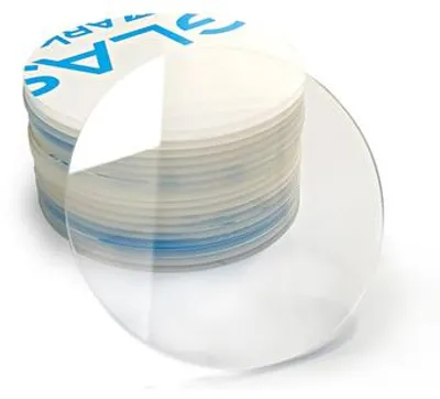 Produktbild von 10 Stück rundes transparentes Plexiglas 10 cm, 3 mm dick - Dekorationselement