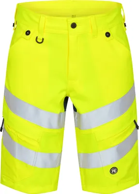 Produktbild von F. Engel Safety Shorts, Gelb/Blue Ink, Gr. 74