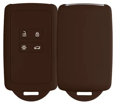 Produktbild von kwmobile Schlüsselhülle für Renault 4-Tasten Smartkey Autoschlüssel (nur Keyless Go) Hülle - Autoschlüssel Schlüssel Hülle aus Silikon -