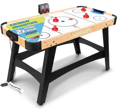 Imagen del producto de Mesa de air hockey - Mesa de hockey - Mesa de juegos - Mesa de arcade - Juego de mesa - Motor potente - Marcador LED digital