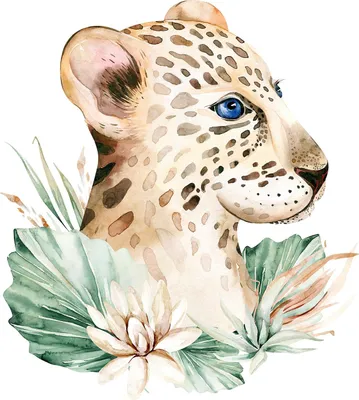 Produktbild von 20 Servietten Tropical Leopard - Leopard an exotischen Blättern 33x33cm