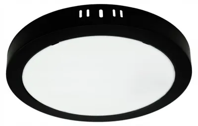 Immagine prodotto di Lampada plafond a spot nero 29,5 cm LED 24W circolare 4000K neutro Downlight Ecolight EC20474