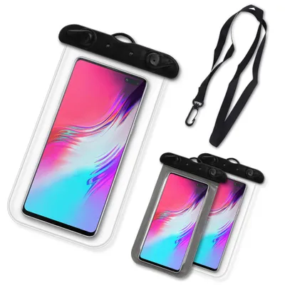 Produktbild von Hülle Wasserdicht für Samsung Galaxy S10 5G Handy Tasche Wasser Case Schutzhülle, Farben:Schwarz