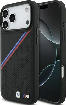 Immagine prodotto di Custodia Bmw M Tricolor Metal Logo Magsafe Do Iphone 17 Pro Max - Czarne