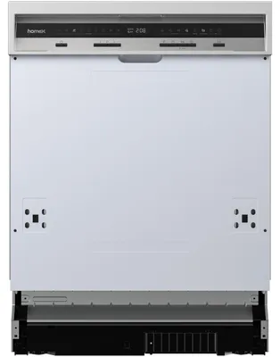 Produktbild von homeX DWSI601442A Geschirrspüler 60 cm, Spülmaschine teilintegrierbar - 14 Maßgedecke, 9 Programme, Einbaugeschirrspüler