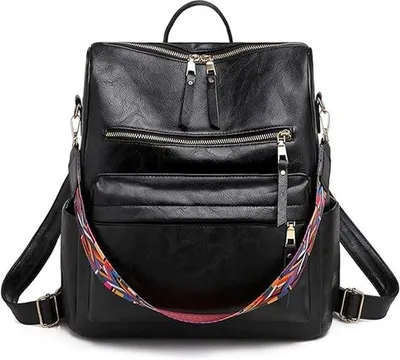 Produktbild von Schöne Damen-Anti-Diebstahl-Tasche, Schwarz