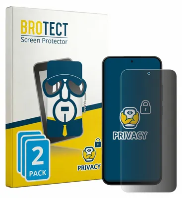 Produktbild von 2x BROTECT Sichtschutzfolie für Xiaomi Redmi Note 17 Anti-Spy Privacy Sichtschutz Blickschutz Folie Blaulicht-Schutz