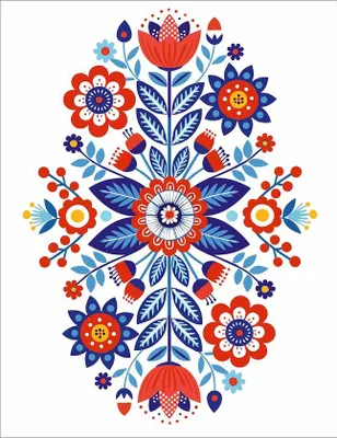 Immagine prodotto di Canovaccio, canovaccio in cotone, popolare, motivo popolare 50x64 motivo n. 17