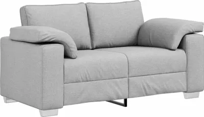 Immagine prodotto di vidaXL Divano a due posti grigio nuvola 160 cm in tessuto