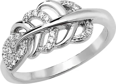 Produktbild von Wunderschöner 925 Sterling Silber Damen - Motivring mit Zirkonia, 51 (16.2); TRS22463RSL