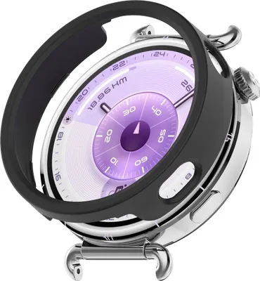 Produktbild von Kunststoff Schutzhülle für Huawei Watch GT 6 41mm Hollow Half Coverage Schwarz