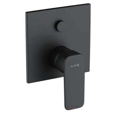 Immagine prodotto di Kludi Pure & Style UP-Wafü-/Br.-EHM con unità funzionale per 88022, nero opaco, 1 pz.