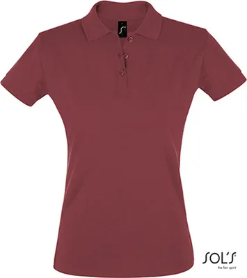 Immagine prodotto di SOLs 11347 | Polo da donna perfetta - Colore: Borgogna - Taglia: M