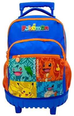 Produktbild von Pokémon Trolley Kinder 52cm Schulrucksack mit Rollen Teleskopgriff