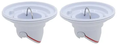 Image de Lot de 2 bouchons de drain neutralisant les odeurs pour douches