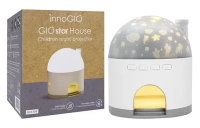 Produktbild von InnoGio kindernachtlicht baby Nachtlichtlampe Nachtlicht Silikon Giostar House