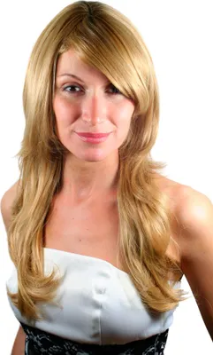 Produktbild von WIG ME UP Perücke, dunkelblond, lang, Scheitel 3117-66