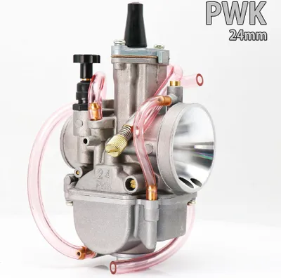 Productafbeelding van Motorfiets carburateur PWK 21, 24, 26, 28, 30, 32, 34 mm. Carburateur voor ATV, scooter, dirt bike, pit bike. 24 mm