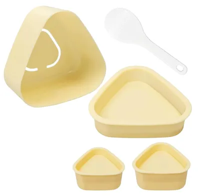 Produktbild von 2 Stück Onigiri Form Dreieckig, Sushi Maker Set Mit Sushi Zubehör, Onigiri Reisform Presse, Sushi Roller Diy Sushi Form zum Selbermachen von Onigiri & Sushi