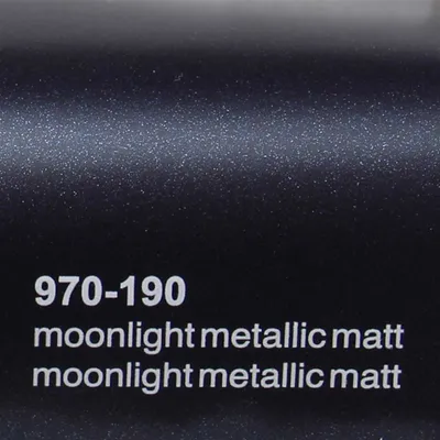 Produktbild von (25€/m²) Oracal 970RA Autofolie 190 Moonlight Metallic Matt Folie 152 cm Breite Laufmeterware gegossene Auto Folie selbstklebend