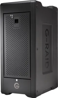 Produktbild von SanDisk G-RAID SHUTTLE 8, 96 TB, HDD, Desktop, Schwarz