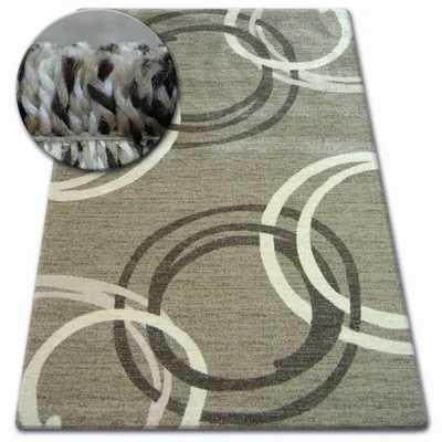 Zdjęcie produktu dla Dywan SHADOW 8645 dark beige / brown brązowy 120x170 cm