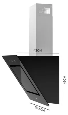 Zdjęcie produktu dla CECOTEC 02894 - Bolero Flux DT 608002 Glass Black A++
