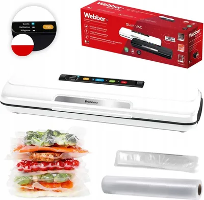 Image de Machine sous vide 110 W, automatique, 3 modes, blanche