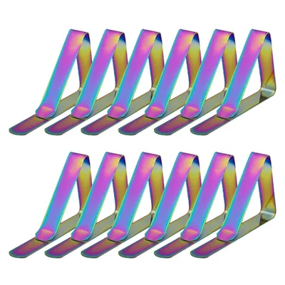 Produktbild von Tischdeckenklammern Edelstahl Tischdeckenklammer Edelstahl Tischklammern Tischabdeckung Klemmen TischdeckeDazzle