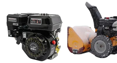 Produktbild von Benzinmotor, 0,79 Gallonen Kraftstofftank, 7,5 PS Leistung, 3600 U/min Geschwindigkeit, Luftkühlungssystem, Ölalarmfunktion