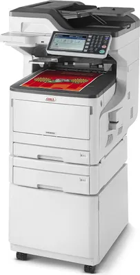 Produktbild von MC853dnct (grau/schwarz, USB/LAN, WLAN, Kopie, Scan, Fax, Duplex (Druck), Duplex (Scan))