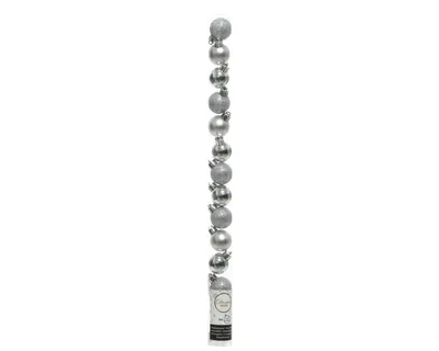 Zdjęcie produktu dla Kugeln bruchfest silber dia3cm glanz, matt, Glitter