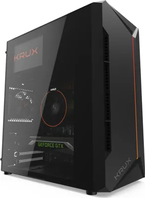 Produktbild von KRUX Astro Cube Schwarzes Computergehäuse