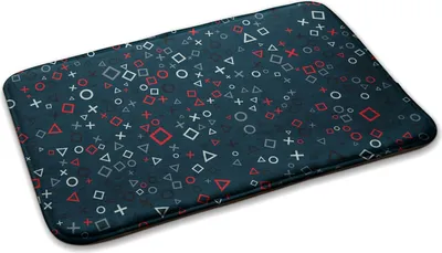 Produktbild von Teppich Kinderteppich Schlafzimmer Modern - 90 cm x 60 cm - Geometrische Formen