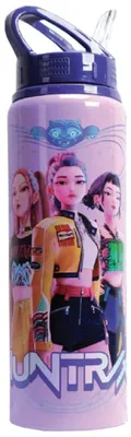 Image de Gourde à bouchon rabattable KPop Demon Hunters Huntr/x