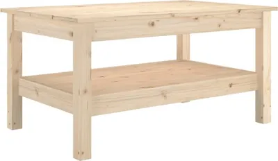 Produktbild von vidaXL Couchtisch 80x50x40 cm Massivholz Kiefer