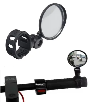 Obrázok produktu pre Univerzálne zadné zrkadlo na bicykel, 360°, otočné, vypuklé