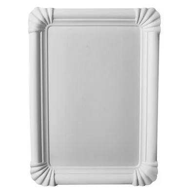 Produktbild von Papstar Teller, Pappe "pure" eckig 16,5 cm x 23 cm weiß, 2 x 250 Stück