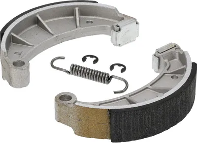 Produktbild von Set: 2x Bremsbacke inkl. Feder, auswechselbare Zwischenlage - für Simson