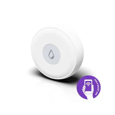 Produktbild von Tesla TSL-SEN-WATER, Feuchtigkeit, Kabellos, ZigBee, Weiß, IP66, Akku