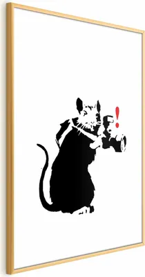 Produktbild von Posterpapier Poster - Photographer Rat 40x60 cm Streetart g-C-0151-ao-a