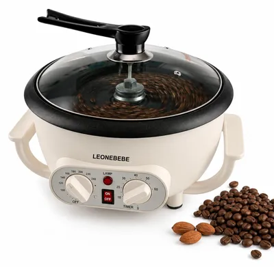 Kaffeeröster 750 g, einstellbare Temperatur, Timer, Edelstahl