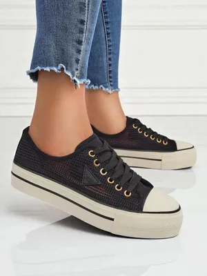 Produktbild von Royalfashion Damen-Lochmuster-Sneaker Rebbse, Größe 36